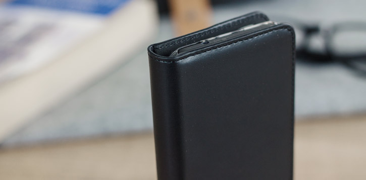 Olixar Genuine Leather Huawei P10 Plus Wallet Case - Black